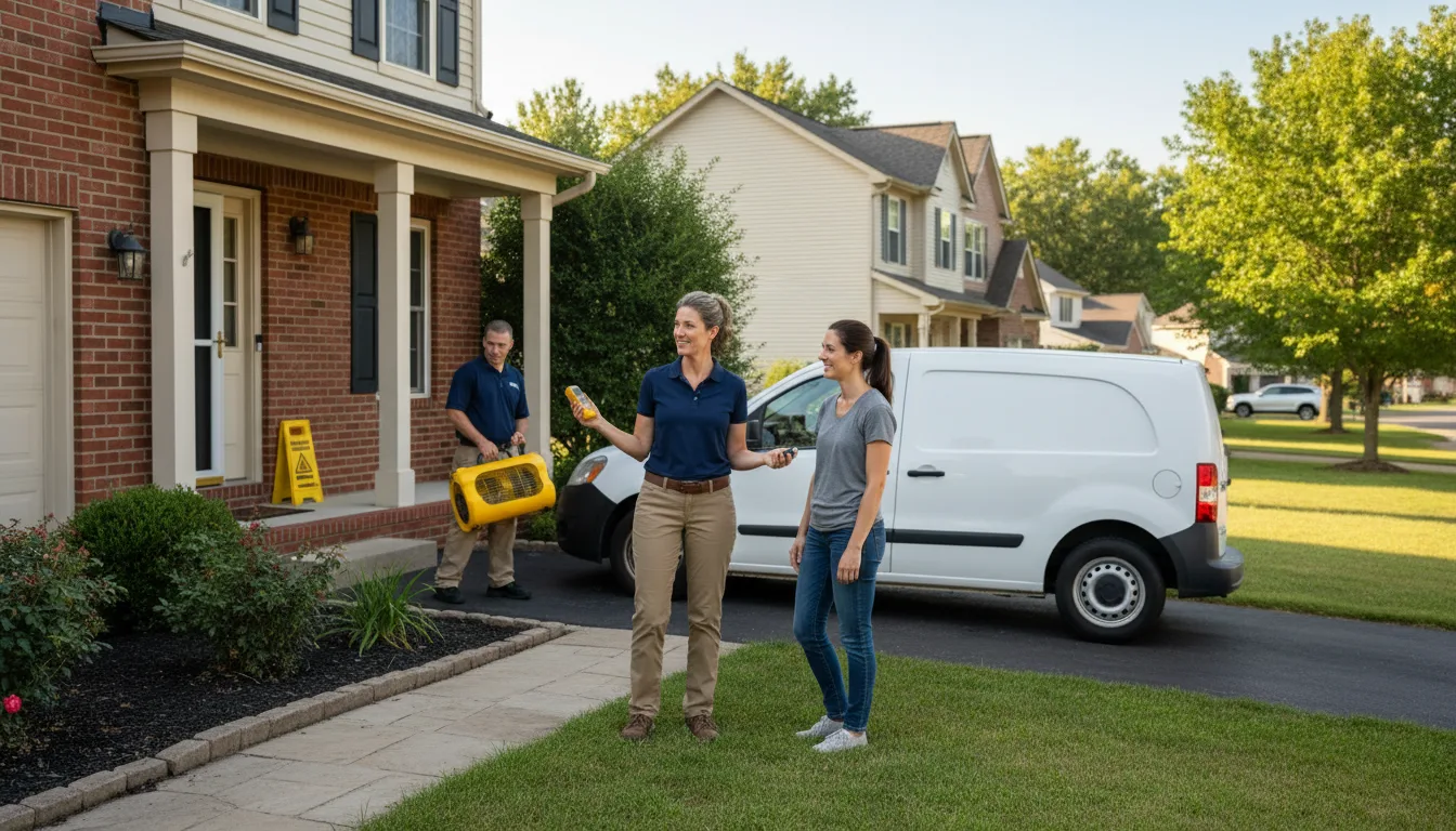 Water restoration image for Home Water Damage Repair in Pekin, IN